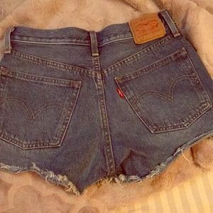 Levis 501 denim shorts
